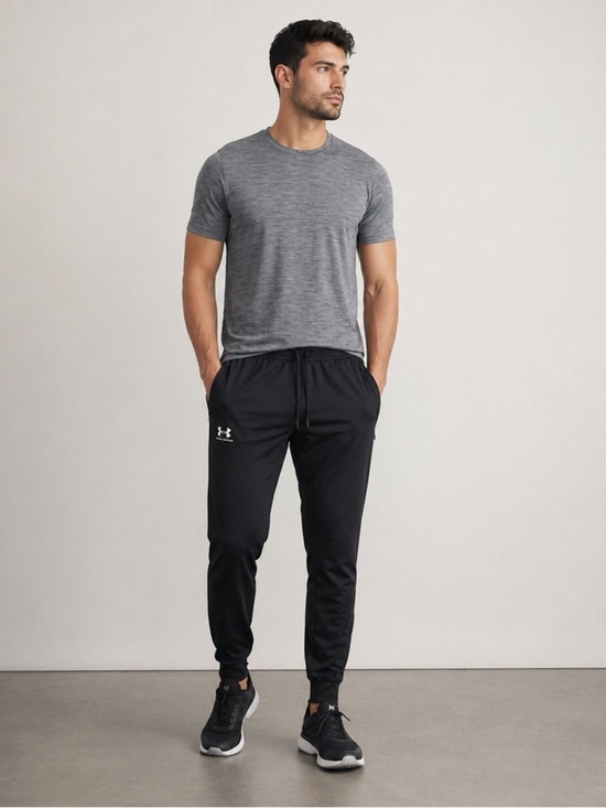 Under Armour Other - Under Armour Men’s Black Jogger Sweatpants Loose Fit Size M Zip Pockets